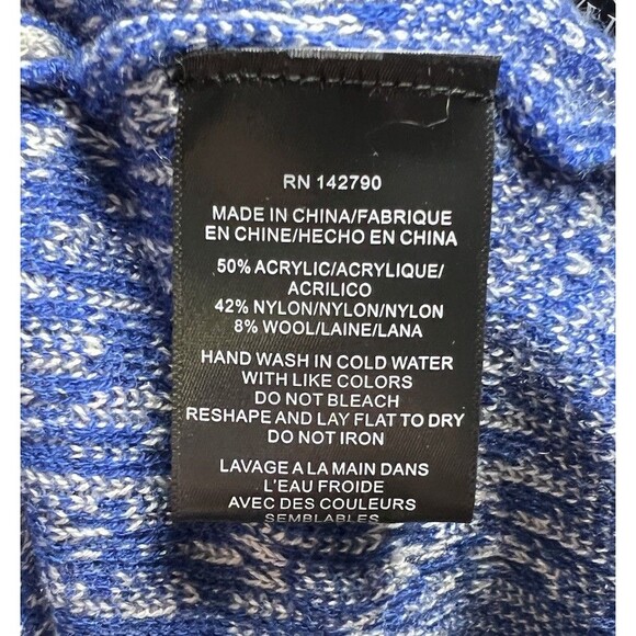 Vertigo Paris Size XL Blue White Diamond Women's Long Cardigan NWT  $268.00 - Picture 8 of 9